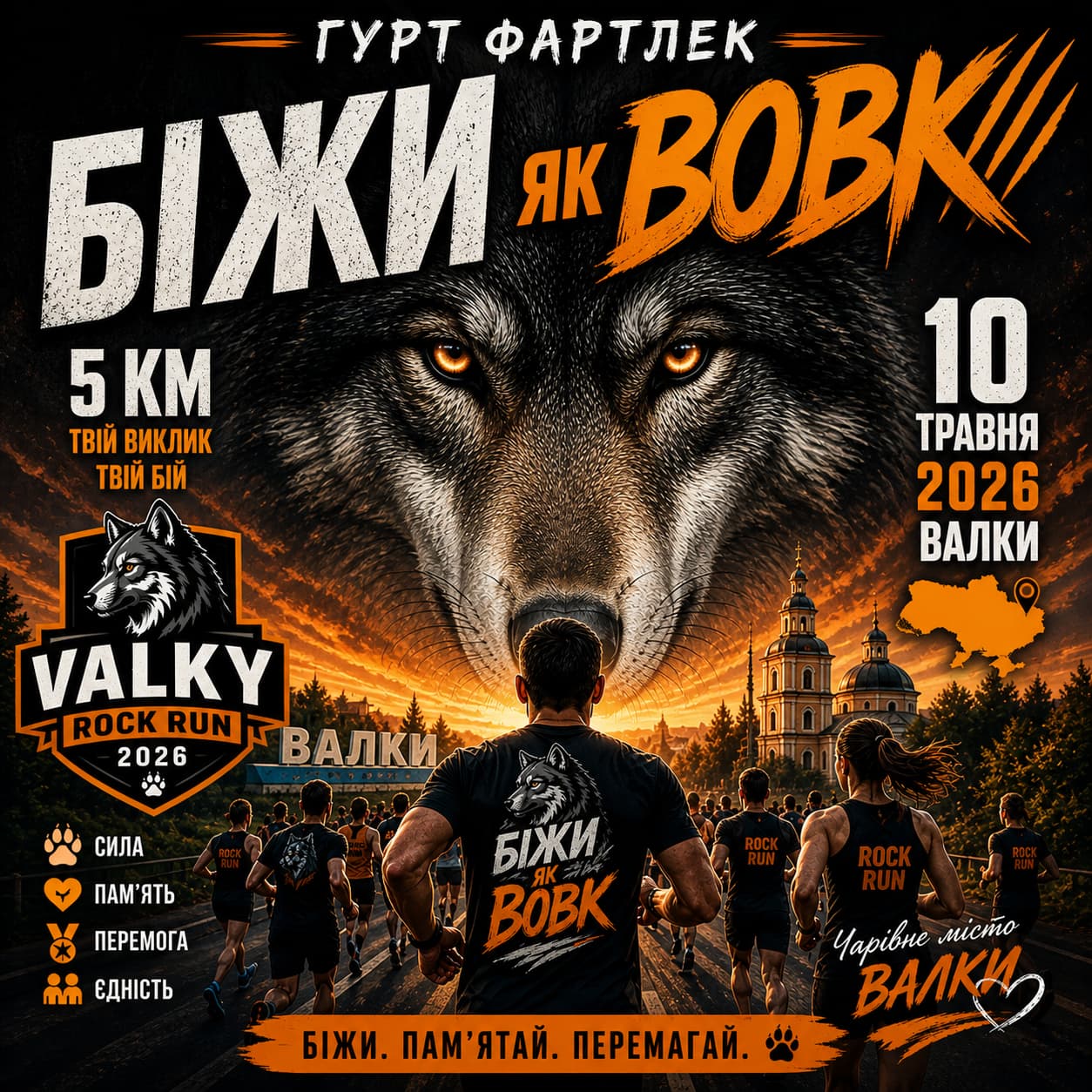 Обкладинка альбому Біжи як вовк